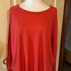Forever 21 Orange scoop neck long sleeve worn once perfect condition